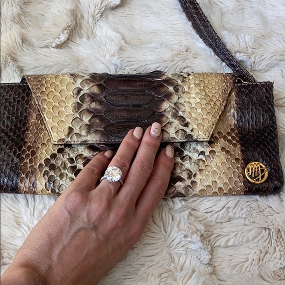 Italian Exotic leather Python purse! - Picture 8 of 9